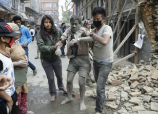 Imágenes de la destrucción dejada por dos terremotos en Nepal