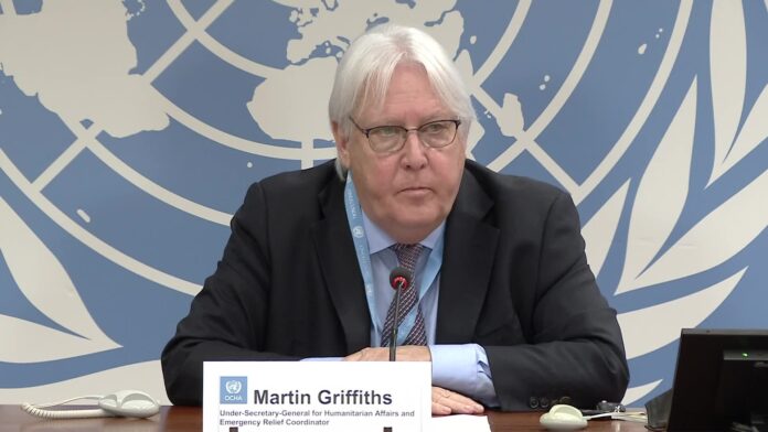 ONU presenta plan para poner fin a «carnicería» en la Franja de Gaza El jefe de Asuntos Humanitarios de Naciones Unidas, Martin Griffiths, ha presentado este miércoles un plan de diez puntos para poner fin a la «carnicería» en la Franja de Gaza que incluye la apertura de más pasos fronterizos, incluido el de Kerem Shalom, para permitir la entrega de ayuda humanitaria a la población.