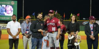 El importado Dane Myers conectó dos hits, remolcó tres con su primer jonrón en el triunfo de los Gigantes del Cibao vencieran 10-1 a los Toros del Este el martes por la noche en la Liga Dominicana de Béisbol en la que se disputa la Copa Banreservas dedicada a Onfalia Morillo.