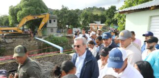 Presidente Abinader recorre zonas de desastre en provincias Duarte y San José de Ocoa