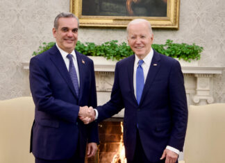 Presidente Luis Abinader sostiene reunión con su homólogo Joe Biden