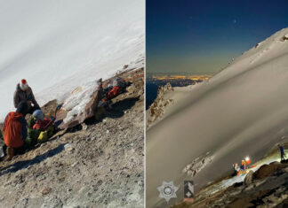 Rescatan a una excursionista que se resbaló y cayó por la ladera de una montaña en EE.UU.