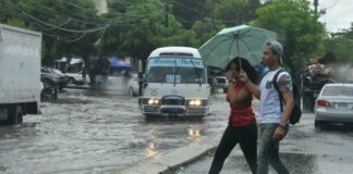 La Oficina Nacional de Meteorología (Onamet) informó que para este lunes se presentarán episodios de lluvias pasajeras, de intensidad débil a moderada ocasionalmente.