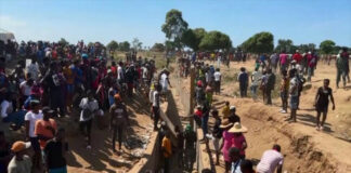 Tras grandes donaciones de dinero, cemento, varillas y otros materiales para continuar con la edificación de un canal de riego que se alimentará del río Masacre, el comité a cargo de la construcción amplió la obra para extraer mayor cantidad de agua del afluente.