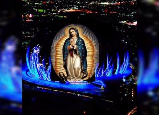 Proyección de la Virgen de Guadalupe en ‘The Sphere’ de Las Vegas, ¿es real? Te decimos