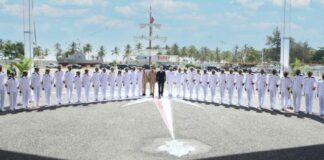 El presidente de la República, Luis Abinader, encabezó la ceremonia de graduación de la Septuagésima Segunda Promoción de Damas y Caballeros Guardiamarinas (Clase 2020-2023), integrada por 34 guardiamarinas, que culminan con éxito el programa académico.
