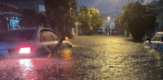 El Centro de Operaciones de Emergencias (COE) declaró este martes cuatro provincias en alerta roja por las lluvias debido al sistema frontal que incide sobre el país y que generará aguaceros hasta el próximo viernes.