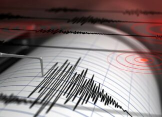 Un terremoto magnitud 5.3 en la escala sismológica de Richter, se registró la madrugada de este martes en a 73 km de la provincia Samaná, sin que se reporten daños.