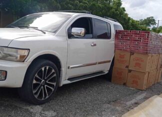 Cesfront incauta casi medio millón de paquetes de cigarrillos contrabandeados El Cuerpo Especializado de Seguridad Fronteriza Terrestre (Cesfront) se incautó este miércoles de 400,800 unidades de cigarrillos en un hotel del Municipio de Manzanillo, en Montecristi, informó el cuerpo.