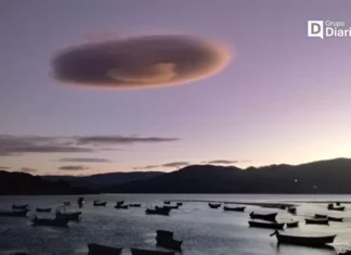 ¿Ovni o nube?: un peculiar fenómeno en el cielo de Chile causa conmoción en la población