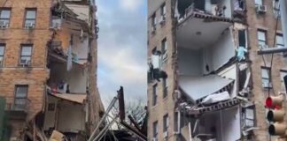 En el popular barrio El Bronx, en Nueva York, un edificio de seis pisos sufrió un desplome parcial durante los últimos minutos de este lunes.