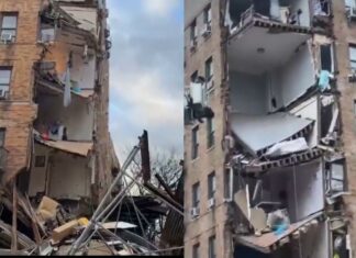 Se desploma parcialmente edificio en El Bronx, Nueva York En el popular barrio El Bronx, en Nueva York, un edificio de seis pisos sufrió un desplome parcial durante los últimos minutos de este lunes.