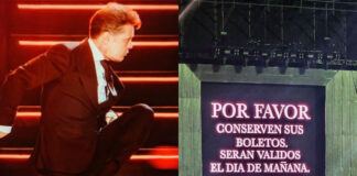 La productora anuncia la posposición para este jueves 18 del concierto de Luis Miguel por inconvenientes técnicos de fuerza mayor en el Estadio Olímpico Félix Sánchez.