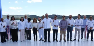 Abinader deja en funcionamiento embalse de la Presa Monte Grande