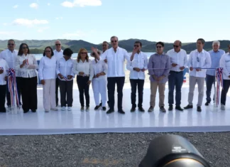 Abinader deja en funcionamiento embalse de la Presa Monte Grande