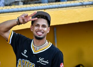 Los peloteros de la Liga de Béisbol Profesional de República Dominicana (LIDOM) seleccionaron a Christopher Morel, de las Águilas Cibaeñas, como el Caballero del Año del campeonato 2023-2024, informó la liga este martes al mediodía.