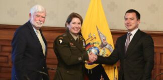 Ecuador y EE.UU. acuerdan incrementar la cooperación en seguridad y defensa