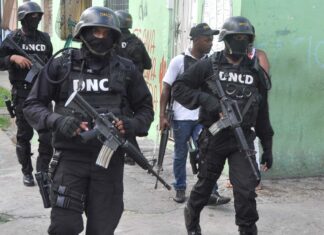 La Dirección Nacional de Control de Drogas (DNCD) intervino el sector Capotillo, del Distrito Nacional, y apresó a 17 supuestos delincuentes y ocupó más de 20 mil gramos de narcóticos, armas y 30 máquinas tragamonedas.