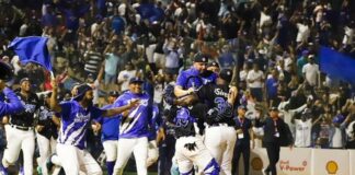 Dawel Lugo conectó doble remolcador para romper el empate en el cierre de la novena entrada en el triunfo de los Tigres del Licey 4-3 ante los Gigantes del Cibao este jueves por la noche en la dieciochoava jornada del Round Robin 36 de la Liga Dominicana de Béisbol en la que se disputa la Copa Banreservas dedicada a Onfalia Morillo.