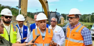 MOPC dice avanzan trabajos para traslado peaje en autopista Duarte del km 24 al 32