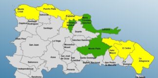 El Centro de Operaciones de Emergencias (COE), modificó y amplió las alertas verde y amarilla por posibles crecidas de ríos, arroyos y cañadas, así como inundaciones repentinas o urbanas en varias provincias del país.