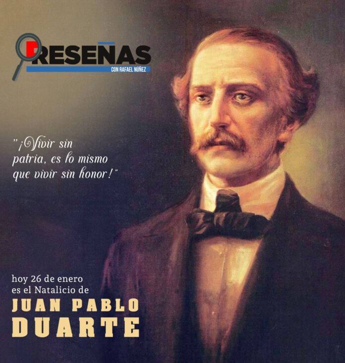 Hoy se conmemora el 211 aniversario del natalicio de Juan Pablo Duarte Este viernes 26 de enero la República Dominicana conmemora el 211 aniversario del natalicio de Juan Pablo Duarte Diez, ideólogo y fundador la patria.