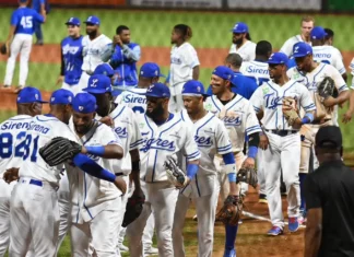 Liderados por el bate de Cristhian Adames, los Tigres del Licey doblegaron a los Gigantes del Cibao, lo que les permitió empatar en el primer lugar de la semifinal con las Estrellas Orientales, que cayeron este miércoles ante Leones del Escogido en la postemporada de la Liga de Béisbol Profesional de la República Dominicana (Lidom).