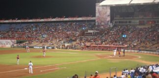 Otra pelea se registró la noche de este miércoles en las gradas del Estadio Quisqueya Juan Marichal, luego de finalizar el partido entre Tigres del Licey y Leones del Escogido.