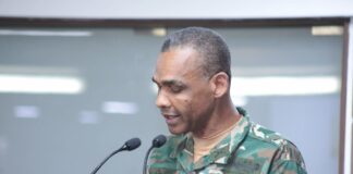 Juan José Otaño Jiménez, mayor general del Ejército de la República Dominicana y jefe de la Policía Militar Electoral, garantizó este lunes el resguardo de los materiales electorales en la zona fronteriza.