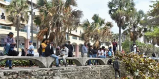 Encuentran el cuerpo sin vida de un hombre en la avenida George Washington en el Malecón de Santo Domingo.
