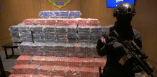 La Dirección Nacional de Control de Drogas (DNCD) informó que ocuparon otro cargamento de 767 paquetes presumiblemente cocaína, en las costas de la provincia Peravia.