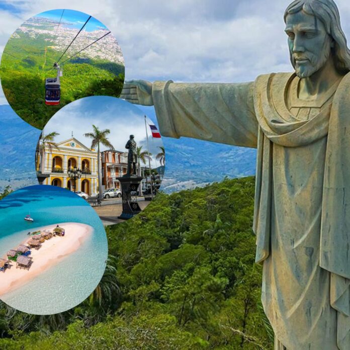República Dominicana ofrece a Puerto Plata como destino turístico en Anato 2024 El ministerio de Turismo inauguró el pasado miércoles 28 de febrero el stand de República Dominicana en la Vitrina Turística Anato 2024, uno de los eventos de turismo más importantes de Latinoamérica, que sirve como escenario de promoción para los atractivos de los destinos del continente.