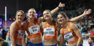El relevo 4x400 de Bélgica ganó hoy el oro en el Mundial bajo techo de Glasgow 2024 con magnífico crono de 3:02.54 minutos y reeditó la corona alcanzada en la edición de Belgrado 2022.