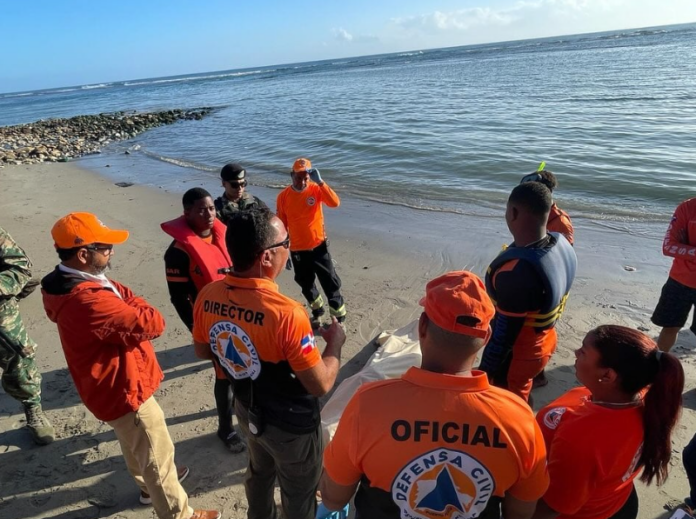 Hallan primer cadáver de las tres personas desaparecidas en playa de Puerto Plata