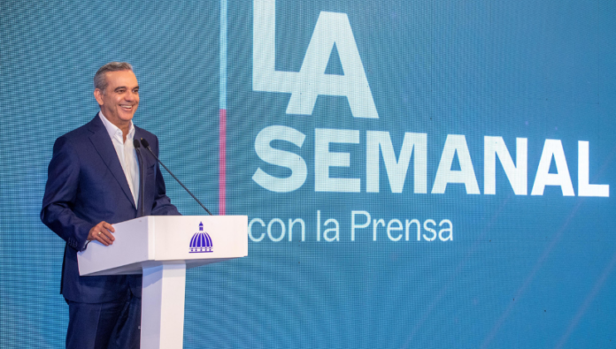Abinader realizará este lunes encuentro La Semanal con la Prensa desde Santiago