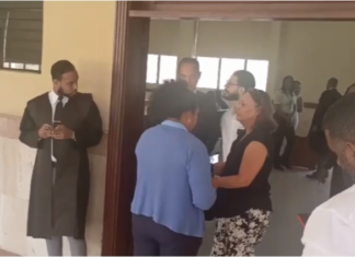 Apresan en plena audiencia esposa de un profesor asesinado en 2020 en Santiago