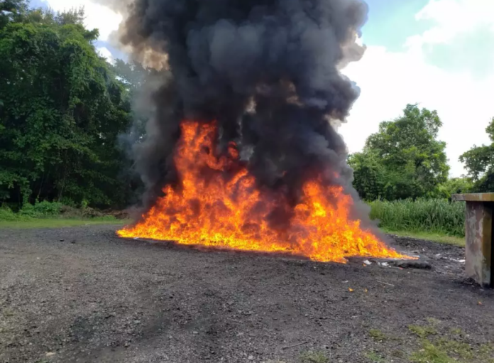 Incinera otros 355 kilogramos de drogas ocupadas en distintas localidades