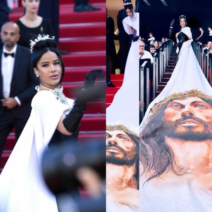 Massiel Taveras desfila en Festival de Cannes con diseño de Gianina Azar