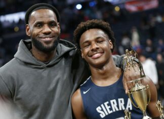 Los Lakers eligen al hijo de LeBron James como número 55 del draft de la NBA