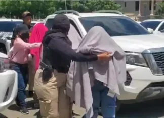 Colombianas víctimas de trata protestan en casa de acogida del sector Los Ríos
