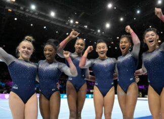 Equipo femenino de Estados Unidos gana oro en gimnasia artística