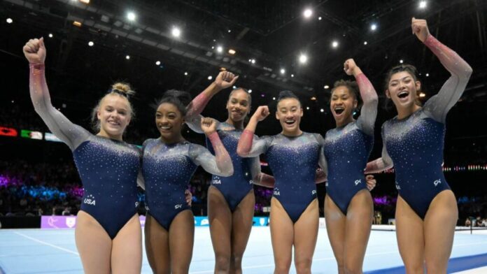 Equipo femenino de Estados Unidos gana oro en gimnasia artística