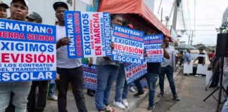 Juan Hubieres amenaza con subir el precio de los pasajes