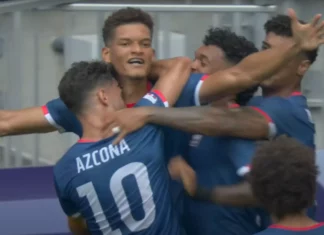 Primer gol en la historia de RD en uno Juegos Olímpicos