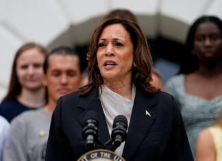 Kamala Harris culpa a Trump de turbulencia económica por aranceles