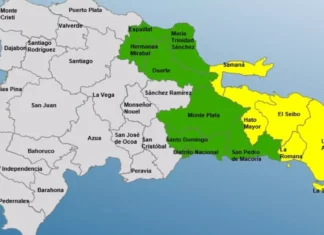 COE emite alerta verde y amarilla para 13 provincias por tormenta tropical Ernesto