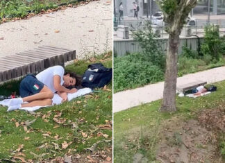 Campeón italiano duerme en la calle por «el calor y el ruido» en la Villa Olímpica