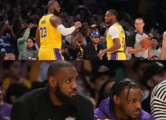 LeBron James logra su máximo sueño, entra con su hijo Bronny en el segundo cuarto del Lakers vs. Timberwolves