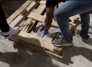 Incautan 158 láminas de presunta cocaína en camufladas en paletas de madera