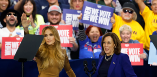 Maná y JLO impulsan la campaña de Kamala Harris y llaman al voto latino en Las Vegas